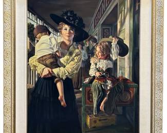 Signed Bob Byerley Original Oil on Panel