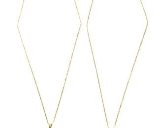 (2) Sterling Amethyst Steclitile Gold Pendant