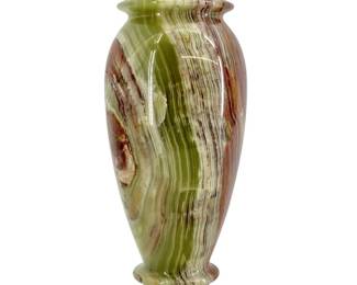 Polished Green Onyx Vase