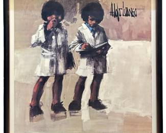 Aldo Luongo “Friendship is Called Eva" Lithograph