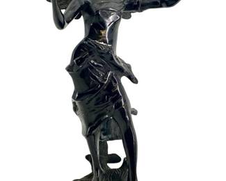 Vintage Bronze Fairy Sculpture