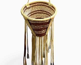 Apache Wind Chime Burden Basket by Novena