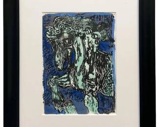 Picasso “Jacqueline on a Horse" Lithograph