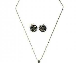 Iconic Sterling Silver Coco Chanel Jewelry Set