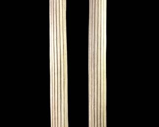 Pair 6ft Tall Fluted Plaster Corinthian Columns