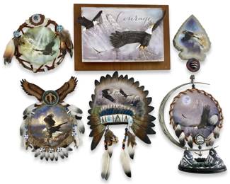 8pc LE The Bradford Exchange Eagle Collectibles