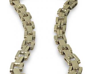 Sterling Silver Mexico Bicycle Chain Necklace