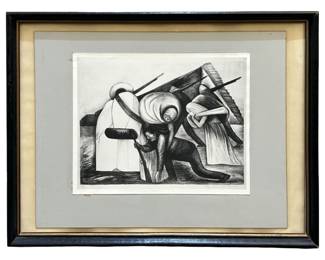 Signed José Clemente Orozco “Revolution" Litho