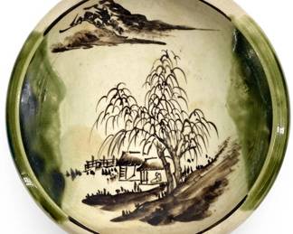 Antique Japanese Meiji Marked Ceramic Plate