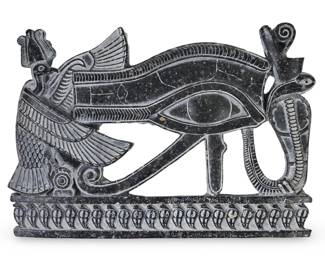Egyptian Eye of Ra Stone Wall Plaque