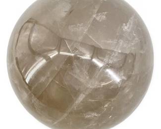 Solid Smoky Quartz Sphere