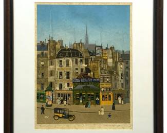 Signed Michel Delacroix Lithograph