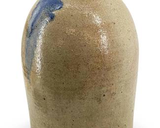 Large Antique Glazed Ceramic Stoneware Jug