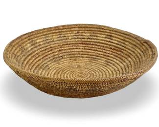 Vintage Hand Woven Apache Coiled Basket