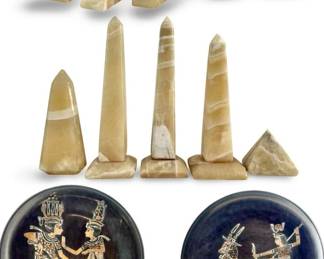 Alabaster, Marble, and Copper Egyptian Art