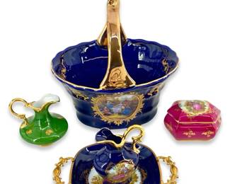 Imperia Limoges 22K Design Porcelain Dishes