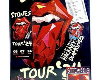 Memorabilia Poster Rolling Stones 2024 Tour