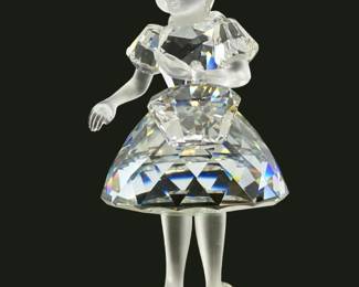 Swarovski Silver Crystal Red Riding Hood Sculpture