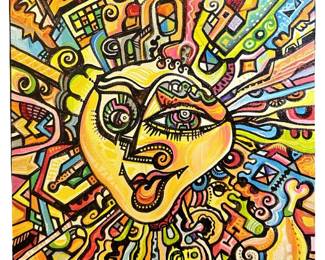 Signed Alex Arshansky “Sunshine" Oil on Canvas