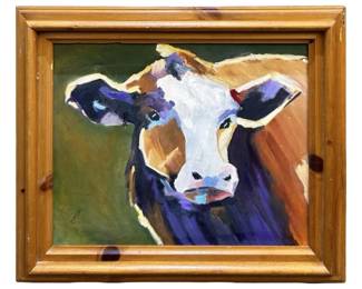 Signed Joyce Dodd Harcharik Oil on Canvas