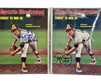 1976 Autographed Randy Jones Magazine
