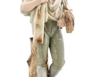 Royal Dux Czechoslovakia Porcelain Harvest Figure