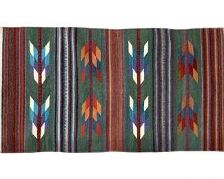 Hand Woven Geometric Design Zapotec Tapestry
