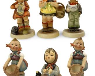 6pc M.J. Hummel Porcelain Figurines