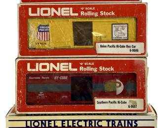 Lionel O-Scale Rolling Stock Train Cars