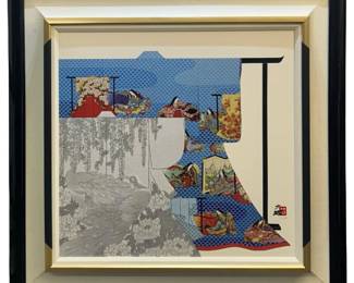 Signed Hisashi Otsuka “Kimonos Fantasy" Lithograph