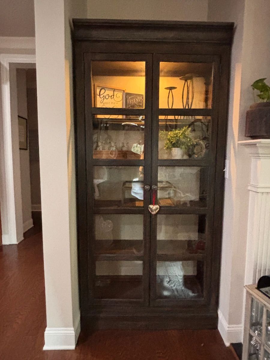 Set of 2 Hooker Displays Cases $3000 for the pair - 40"w x 84h x 17d"