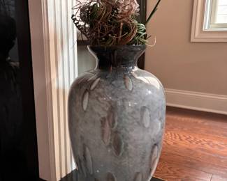 Decorative Glass Vase - $50.00 - 20.5"x12"d