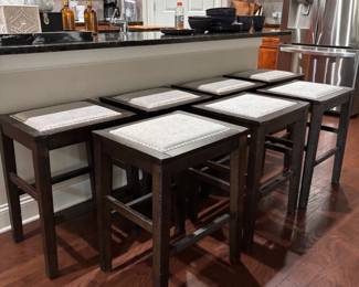 Ashley Counter Stools - Qty 7 - $100/each - 18.5"w x 15.5d x 24.5h