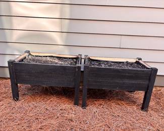 Outdoor Planters - $50 for set - 30"w x 22"h x 17.5"d