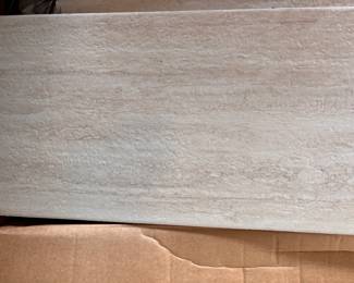 Glazed Porcelain Stone Look Floor and Wall Tile 12" x 24" - One full case and a half case; One case covers 15.6 sq. ft