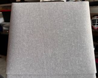 Gray Lamp Shades (2) - $25.00 - 14"w x 10.5"h