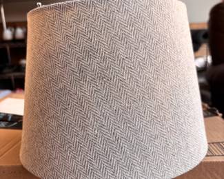 Small Gray Lampshade - $20.00 - 8.5"w x 7"h