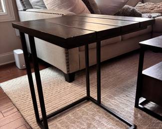 C-Table (slips underneath chair/sofa) - $100.00 - 19"w x 19"d x 25.5"h