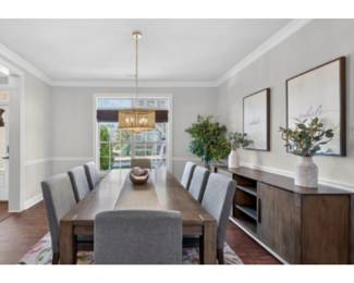 Ashely Furniture Dining Room Table and 8 Chairs and Buffet Set $1500   DR Table-90"l x 41"d x 30"h; DR Buffet-72"l x 33"h x 19"d; DR Chairs-20"w x 20"d x 36.5"h (seat sits 17"h )