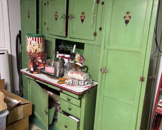 3 Pc Sellers Hoosier Cabinet
