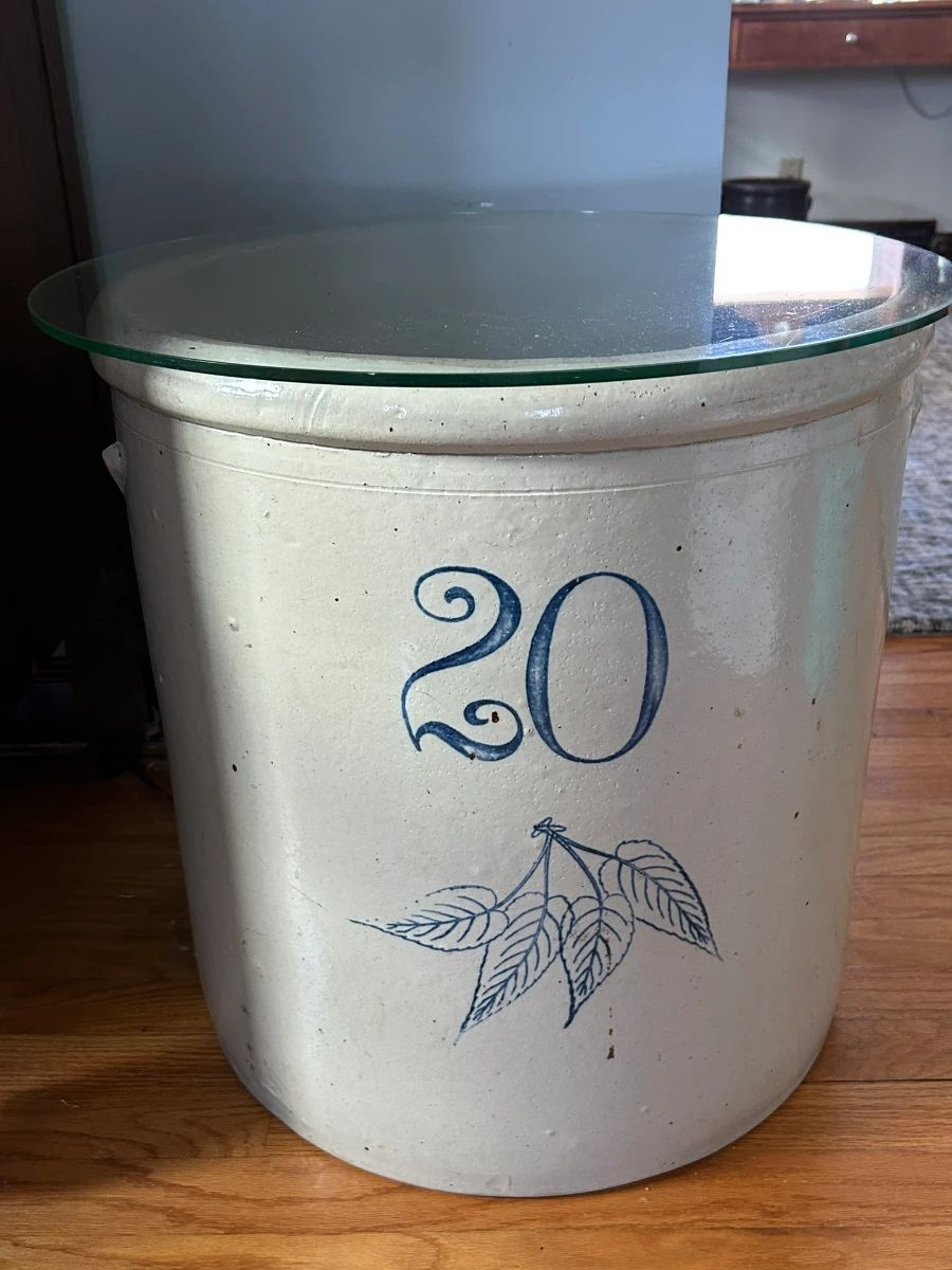 Red Wing Birch Leaf Crock