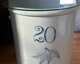 Red Wing Birch Leaf Crock