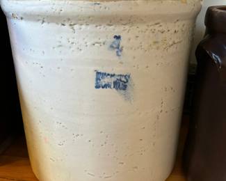 Ruckel's Stoneware Crock