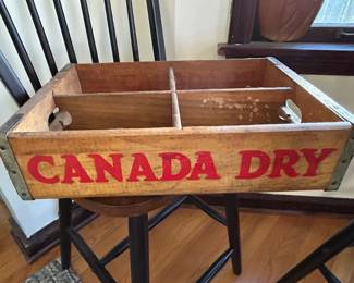 Canada Dry Omaha Advertising Crate