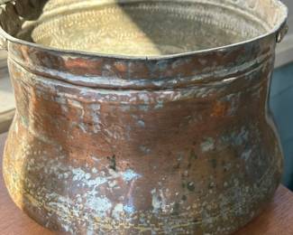 Vintage Copper Cauldron