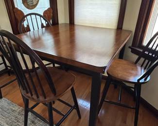 High Top Table and 4 Chairs