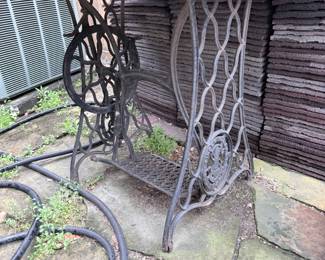Cast Iron Singer Sewing Table Base
