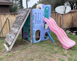 Little Tykes Play Ground with Climbing Wall & 2 slides