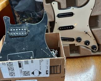 Guitar parts… Guitar Prewired Loaded Strat Pickguard