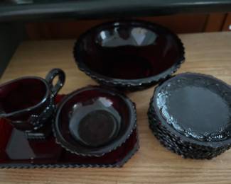 Avon 1876 Cape Cod Collection in Ruby Red.